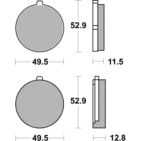 Plaquettes de Frein SBS 515HF-2