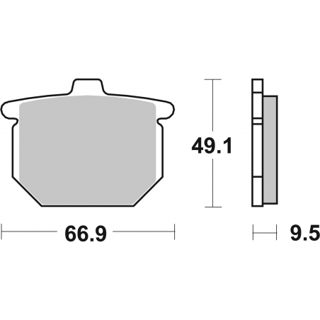 Plaquettes de Frein SBS 517HF-2