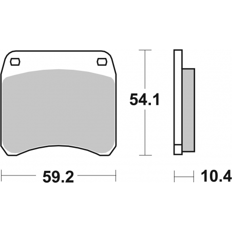 Plaquettes de Frein SBS 523DC-2