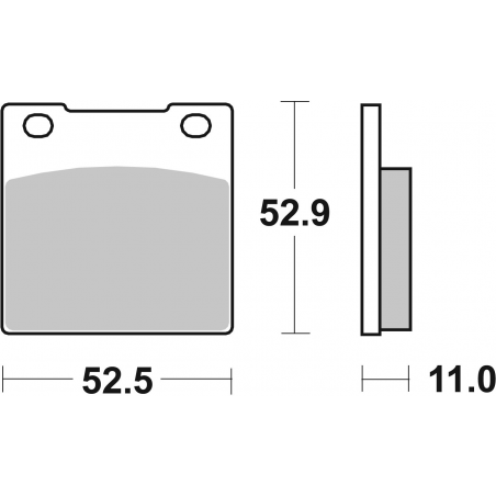 Plaquettes de Frein SBS 526HF-2