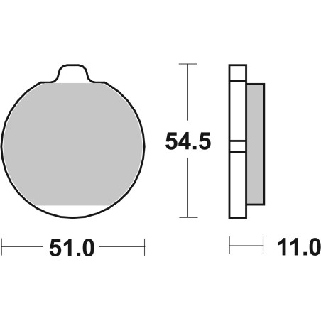 Plaquettes de Frein SBS 530HF-2 Plaquettes de Frein SBS 530HF-2