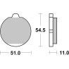 Plaquettes de Frein SBS 530HF-2 Plaquettes de Frein SBS 530HF-2