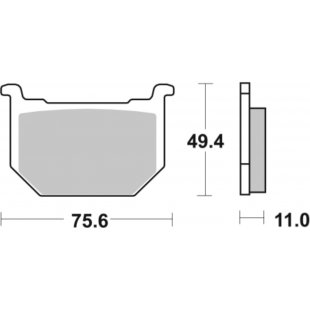 Plaquettes de Frein SBS 533HF-2