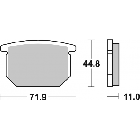 Plaquettes de Frein SBS 534HF-2