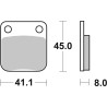 Plaquettes de Frein SBS 536 SI-2 Plaquettes de Frein SBS 536 SI-2