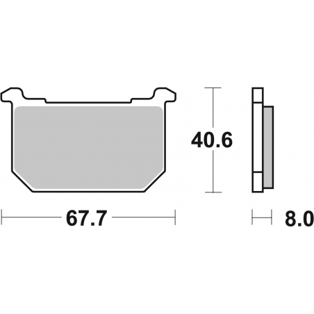 Plaquettes de Frein SBS 539HF-2