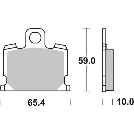 Plaquettes de Frein SBS 547HF-2