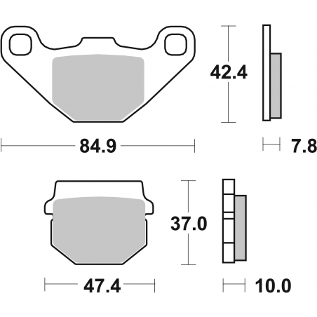 Plaquettes de Frein SBS 548HF-2