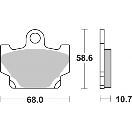 Plaquettes de Frein SBS 550HF-2