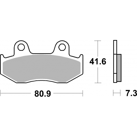 Plaquettes de Frein SBS 558HF-2