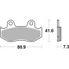 Plaquettes de Frein SBS 558RSI-2 Plaquettes de Frein SBS 558RSI-2