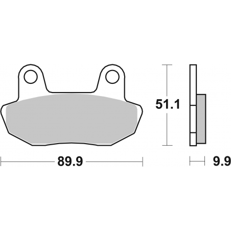 Plaquettes de Frein SBS 561HF-2