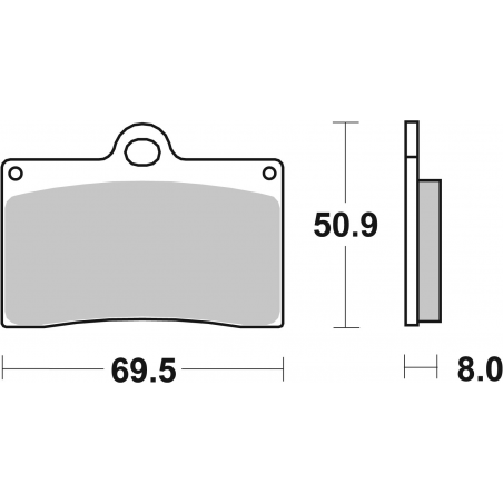 Plaquettes de Frein SBS 566DC-2