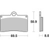 Plaquettes de Frein SBS 566RSI-2 Plaquettes de Frein SBS 566RSI-2