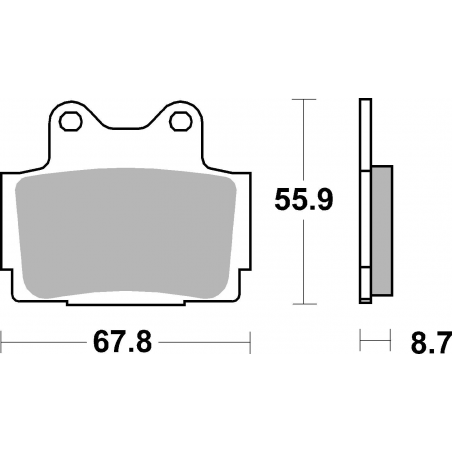 Plaquettes de Frein SBS 570 (LS)-2