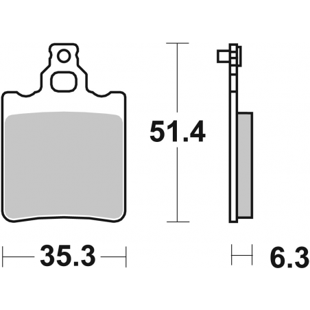 Plaquettes de Frein SBS 574CS-2