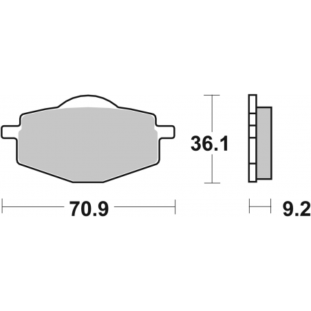 Plaquettes de Frein SBS 575 (LS)-2