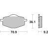 Plaquettes de Frein SBS 575SI-2 Plaquettes de Frein SBS 575SI-2