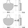 Plaquettes de Frein SBS 579H.HS-2 Plaquettes de Frein SBS 579H.HS-2
