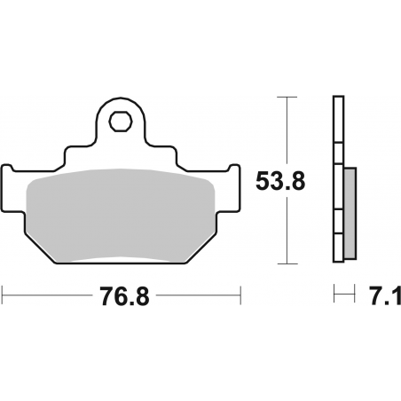 Plaquettes de Frein SBS 581HF-2