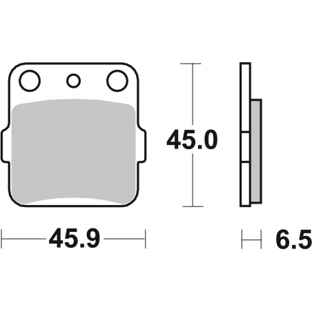 Plaquettes de Frein SBS 584SI-2