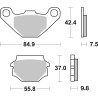 Plaquettes de Frein SBS 586 SI-2 Plaquettes de Frein SBS 586 SI-2