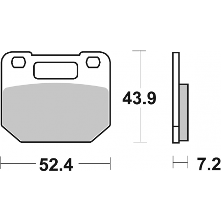 Plaquettes de Frein SBS 587HF-2