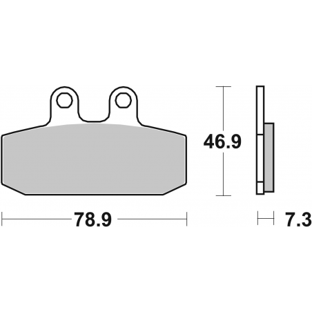 Plaquettes de Frein SBS 588HF-2