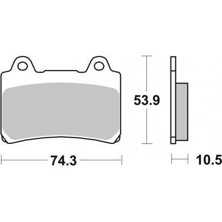 Plaquettes de Frein SBS 590HF-2