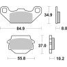 Plaquettes de Frein SBS 591SI-2 Plaquettes de Frein SBS 591SI-2