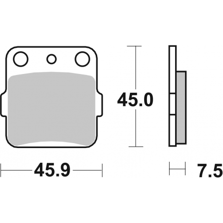 Plaquettes de Frein SBS 592CS-2