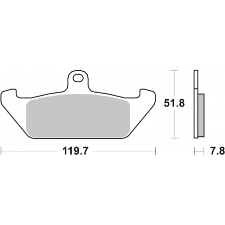 Plaquettes de Frein SBS 594HF-2