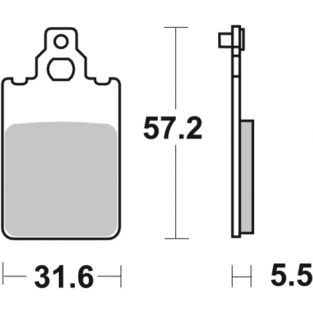 Plaquettes de Frein SBS 607HF-2