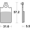 Plaquettes de Frein SBS 607HF-2 Plaquettes de Frein SBS 607HF-2