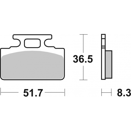 Plaquettes de Frein SBS 618HF-2