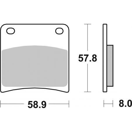 Plaquettes de Frein SBS 620 (HS)-2