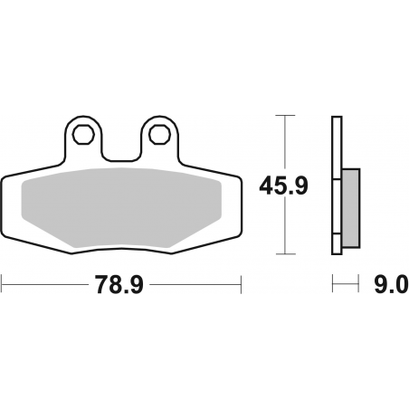 Plaquettes de Frein SBS 621HF-2