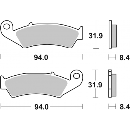 Plaquettes de Frein SBS 623 (LS)-2