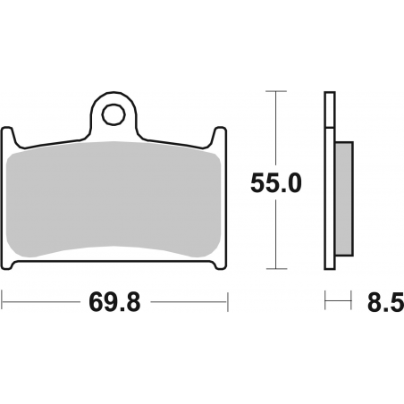 Plaquettes de Frein SBS 624DC-2