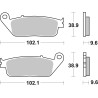 Plaquettes de Frein SBS 630 (LS)-2 Plaquettes de Frein SBS 630 (LS)-2