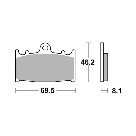 Plaquettes de Frein SBS 631RST-2