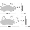 Plaquettes de Frein SBS 633 (LS)-2 Plaquettes de Frein SBS 633 (LS)-2