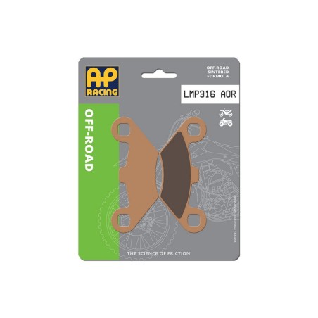 Plaquettes de frein AP racing LMP316AOR Plaquettes de frein AP racing LMP316AOR