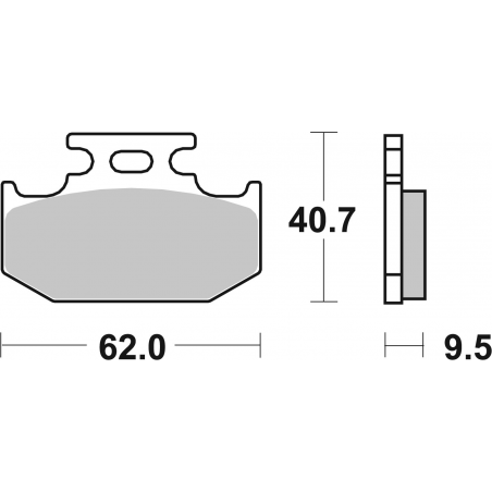 Plaquettes de Frein SBS 648HF-2