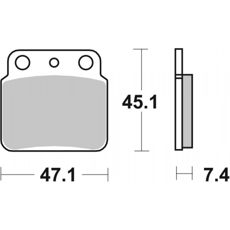 Plaquettes de Frein SBS 649SI-2