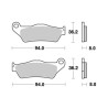 Plaquettes LMP271ORRAP Racing Plaquettes LMP271ORRAP Racing