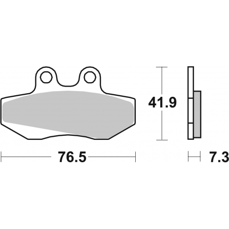 Plaquettes de Frein SBS 652HF-2