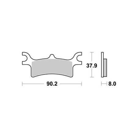 Plaquettes LMP387ORRAP Racing Plaquettes LMP387ORRAP Racing