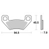 Plaquettes LMP422ORRAP Racing Plaquettes LMP422ORRAP Racing