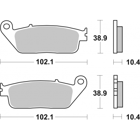 Plaquettes de Frein SBS 654 (LS)-2